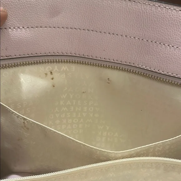 Kate Spade light Lavender Leather Tote Bag - Picture 13 of 13